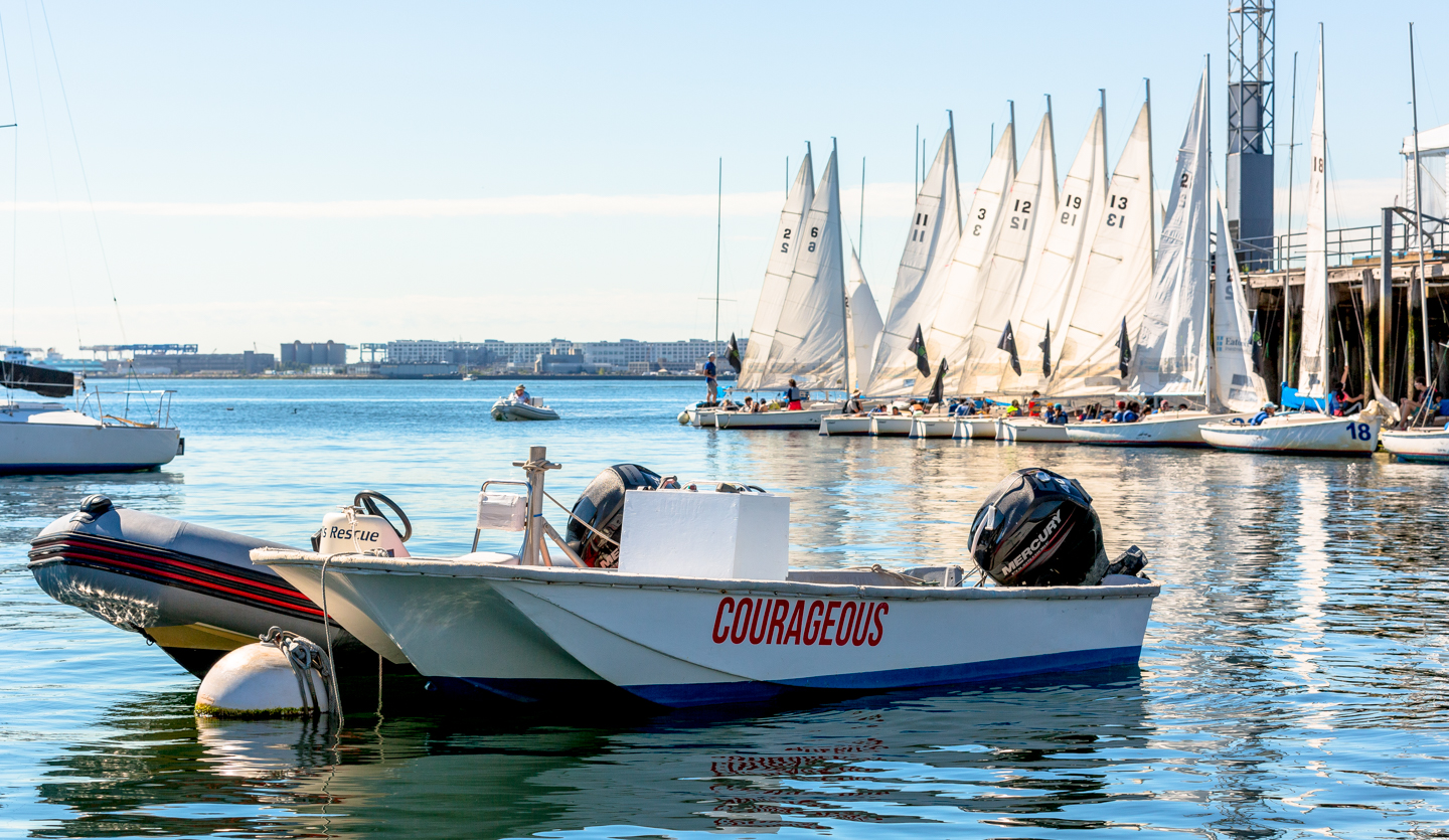 Courageous Sailing in Charlestown
